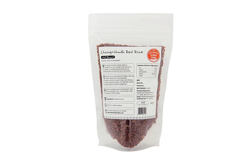 Original Indian Table Chingrihuli Red Rice (West Bengal)   Pack  400 grams